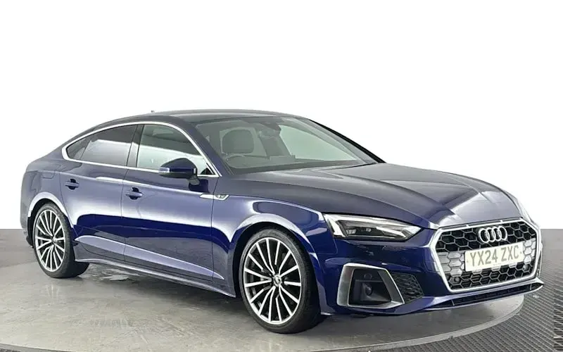Used Audi A5 Sportback S-Line 204 HP (150 kW) 2024 Blue Hatchback