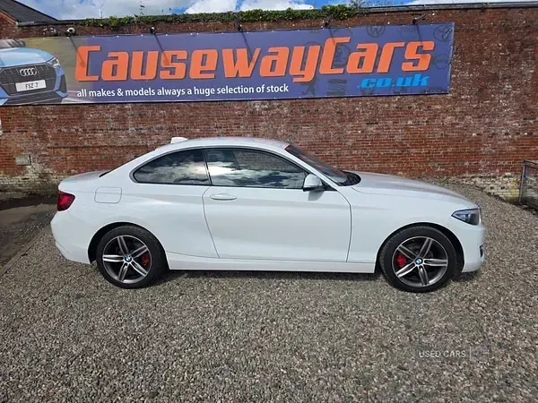 Used BMW 218 Sport Line 150 HP (110 kW) 2016 White Coupe