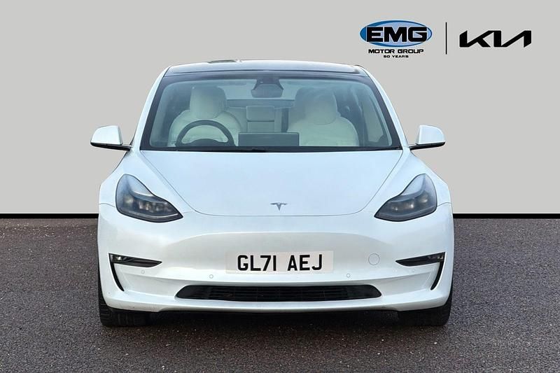 Used Tesla Model 3 Long Range AWD 366 kW (498 HP) 2021 White Sedan