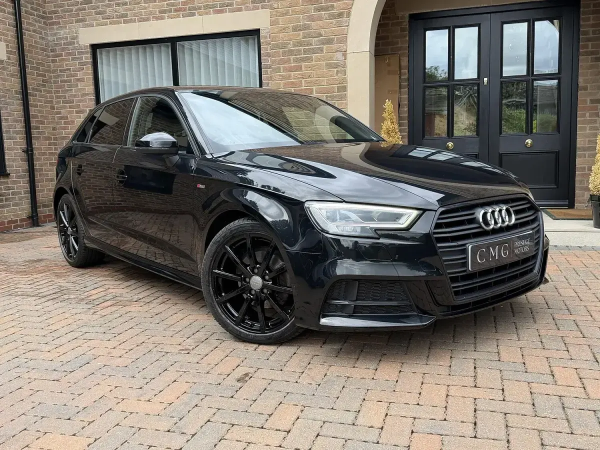 Used Audi A3 Sportback Black Edition 150 HP (110 kW) 2018 Black Hatchback