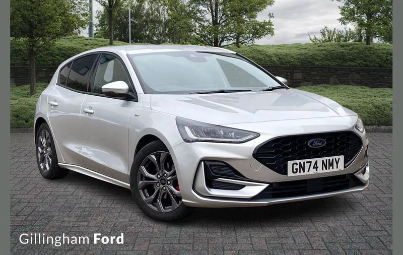 Silver Used 2024 Ford Focus ST-Line Hatchback | £19,597 (Fair price) - Image 1/4