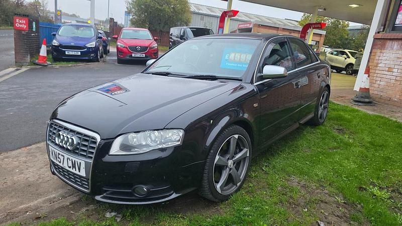 Black Used 2007 Audi A4 Basis Sedan | £3,899 (Good price) - Image 1/4