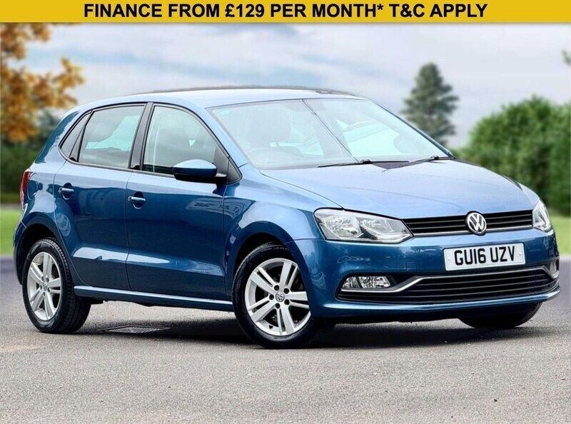 Blue Used 2016 VW Polo Match Hatchback | £6,850 (Good price) - Image 1/4