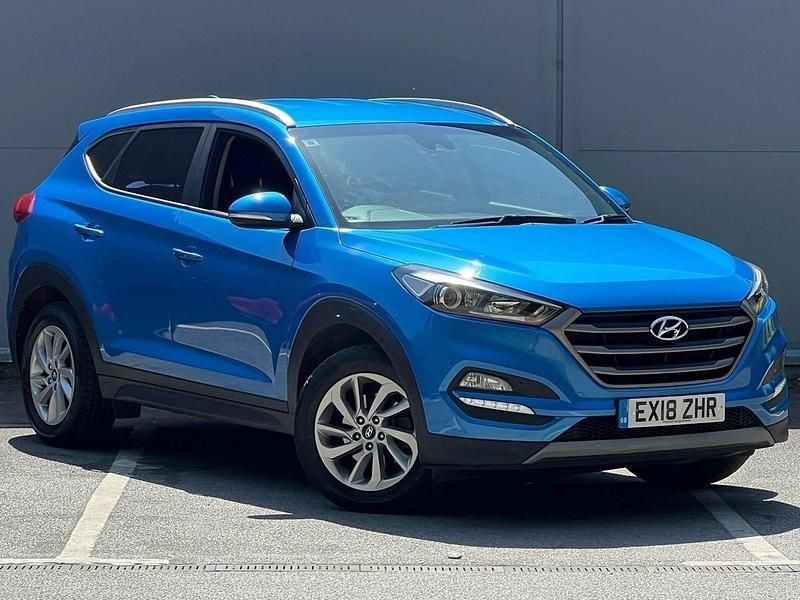 Blue Used 2018 Hyundai Tucson SE SUV | £10,995 (Fair price) - Image 1/4