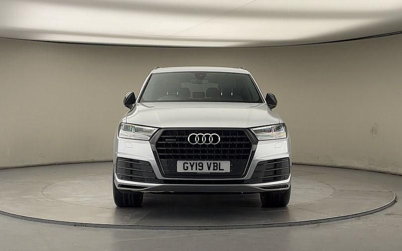 Used Audi Q7 S-Line 286 HP (210 kW) 2018 Floret silver metallic/floret silver metallic SUV