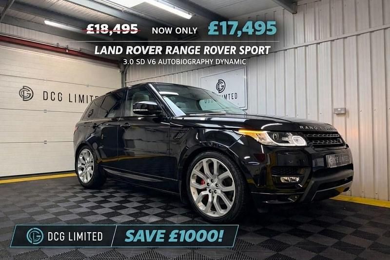 Second-hand Land Rover Range Rover Sport Autobiography Dynamic 306 CP (225 kW) 2016 Negru SUV
