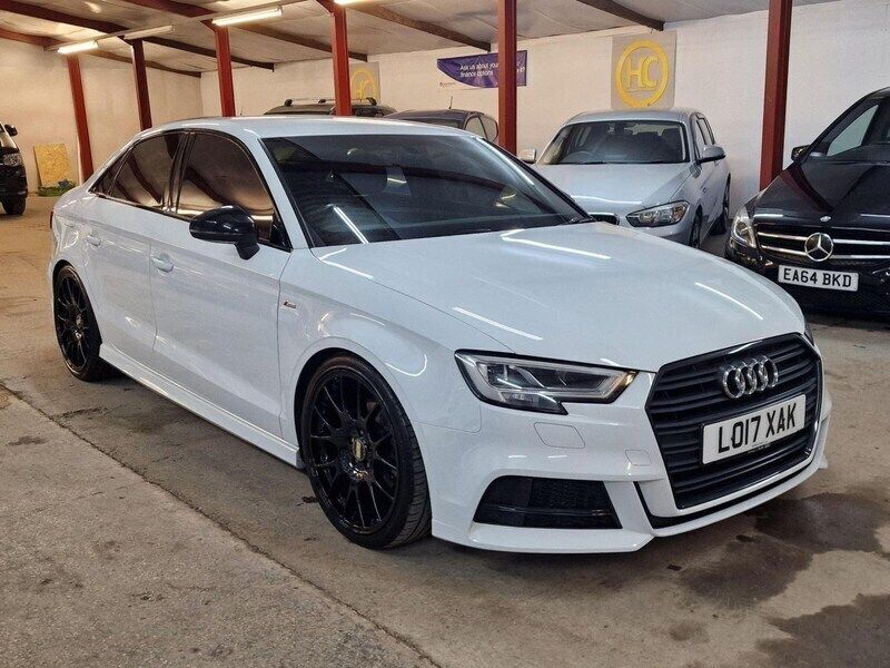 White Used 2017 Audi A3 Black Edition Sedan | £13,500 (Fair price) - Image 1/4