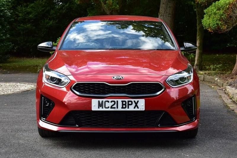 Used Kia Ceed GT-Line 158 HP (116 kW) 2021 Red Hatchback