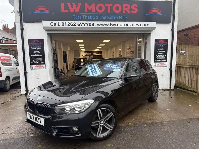 Black Used 2017 BMW 118 Sport Line Hatchback | £7,995 (Good price) - Image 1/4
