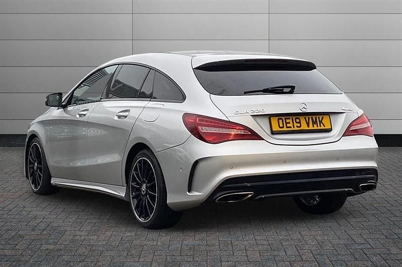 Used Mercedes CLA220 AMG line 184 HP (135 kW) 2019 Silver Sedan