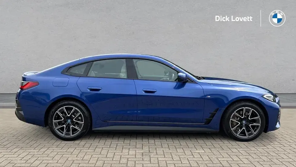 Used BMW i4 M Sport 250 kW (340 HP) 2022 Blue Sedan