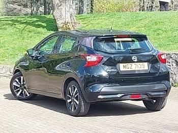 Usado Nissan Micra Acenta 71 HP (52 kW) 2019 Preto Citadino