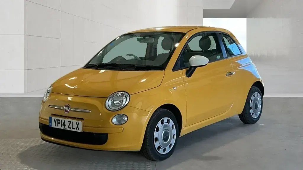 Used Fiat 500 69 HP (50 kW) 2014 Yellow Hatchback