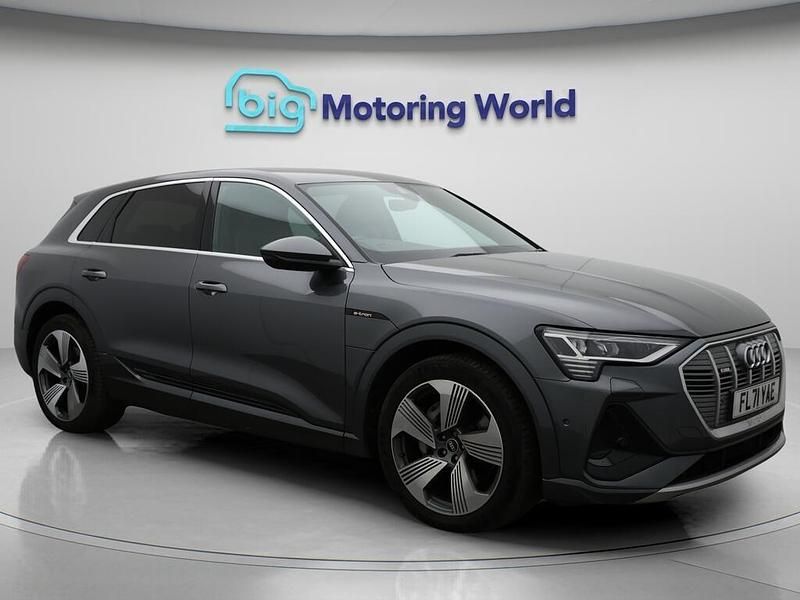 Grey Used 2021 Audi e-tron S-Line SUV | £22,300 (Fair price) - Image 1/4
