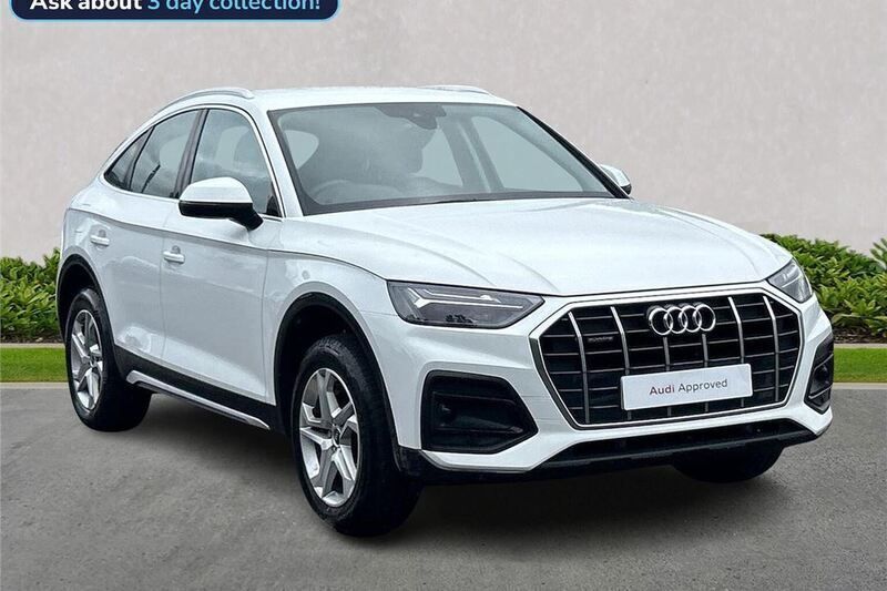 White Used 2022 Audi Q5 Sportback Sport SUV | £26,699 - Image 1/4