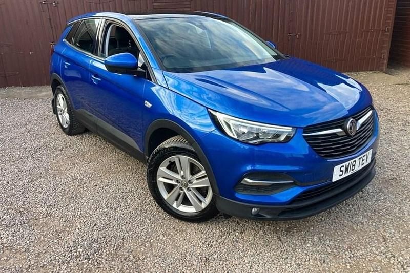 Used Vauxhall Grandland X S 130 HP (95 kW) 2018 Blue SUV