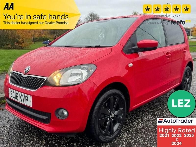 Red Used 2016 Skoda Citigo Colour Edition Hatchback | £5,595 (Fair price) - Image 1/3