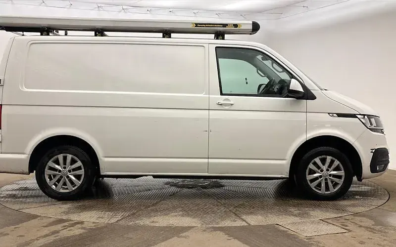 Used VW T6.1 Highline 110 HP (80 kW) 2021 White Van