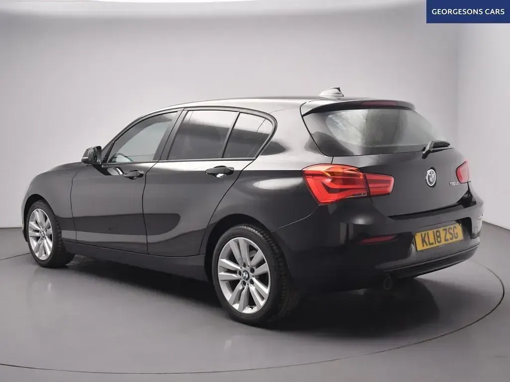 Used BMW 116 Sport Line 2018 Black Hatchback
