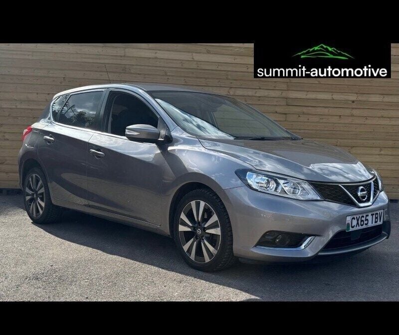 Grey Used 2015 Nissan Pulsar N-TEC Hatchback | £4,490 (Fair price) - Image 1/4