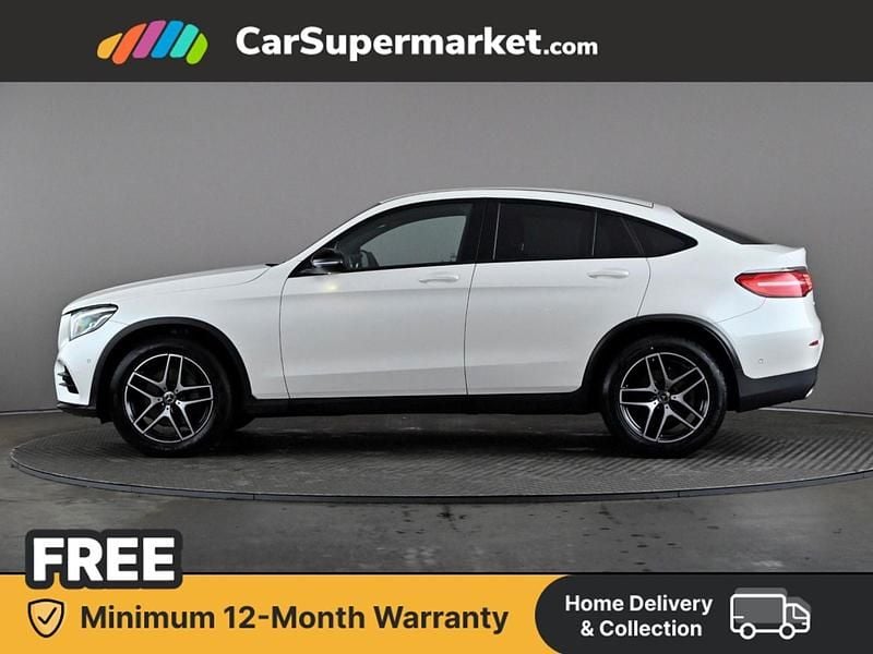 Used Mercedes GLC220 AMG line 2017 White Coupe
