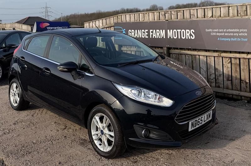Used Ford Fiesta Zetec 2015 Black Hatchback