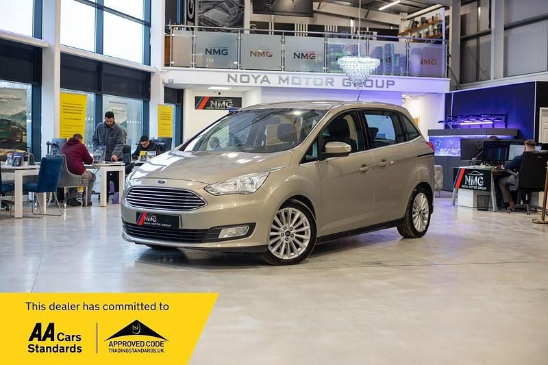 Used Ford Grand C-Max Titanium 120 HP (88 kW) 2016 Silver MPV