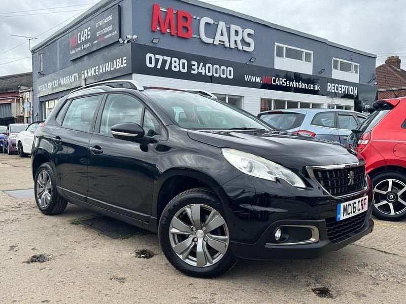 Black Used 2016 Peugeot 2008 Active SUV | £5,490 (Fair price) - Image 1/4