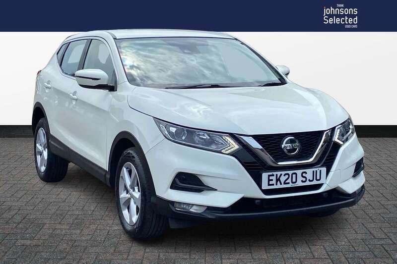 White Used 2020 Nissan Qashqai Acenta Premium SUV | £11,644 (Super price) - Image 1/4