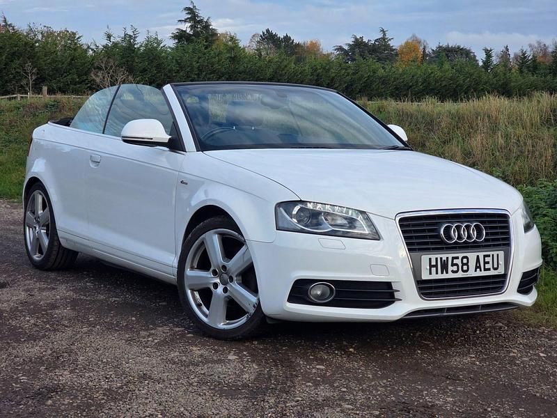 White Used 2008 Audi A3 Cabriolet S-Line Cabriolet | £3,299 (Fair price) - Image 1/4