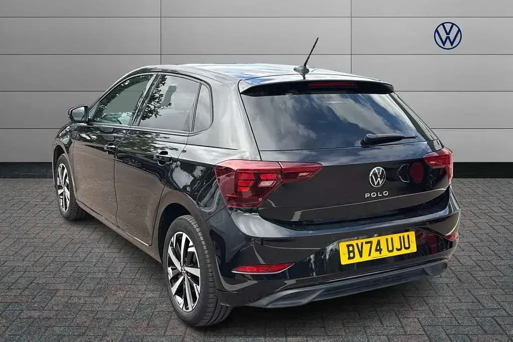 Used VW Polo Match 95 HP (69 kW) 2024 Black Hatchback