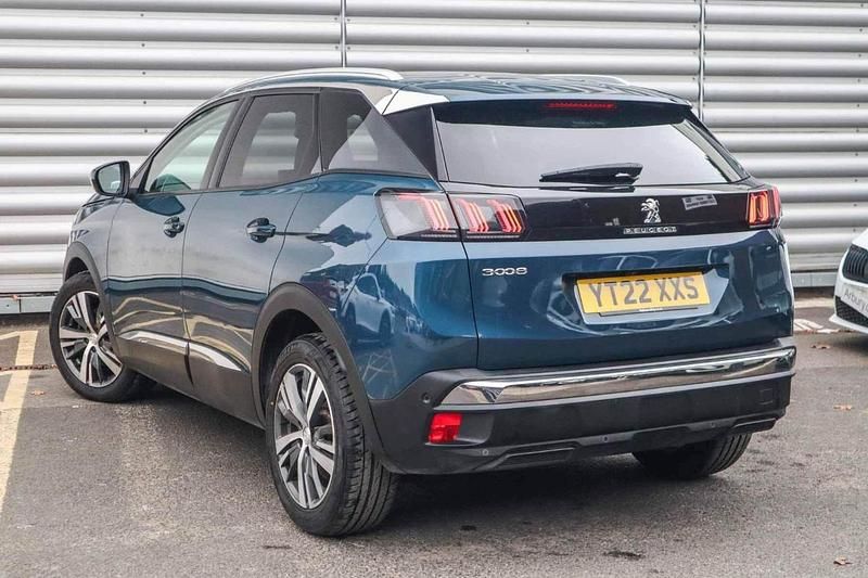 Blue Used 2022 Peugeot 3008 Allure Premium SUV | £14,666 (Good price) - Image 1/4