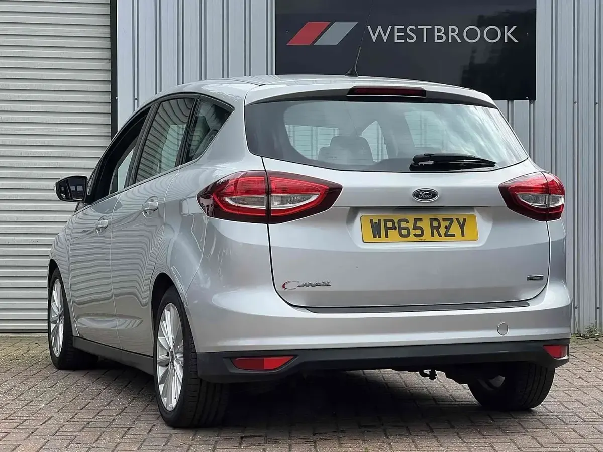 Used Ford C-MAX Titanium 125 HP (91 kW) 2015 Silver MPV