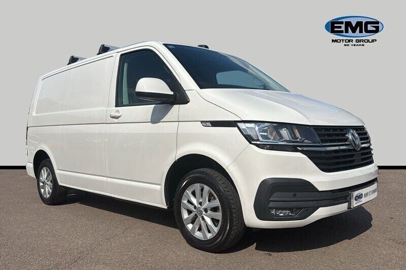 White Used 2020 VW T6.1 Highline Van | £18,495 (Fair price) - Image 1/3