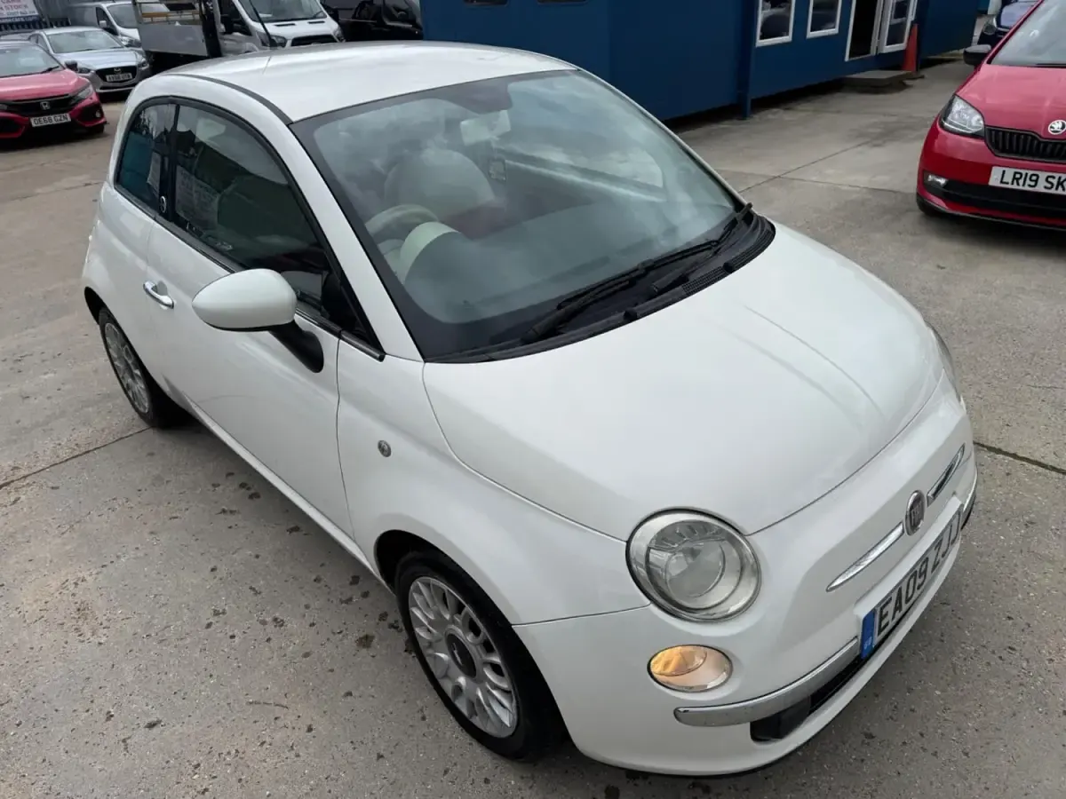 Second-hand Fiat 500 S 69 CP (50 kW) 2009 Alb Cabrio