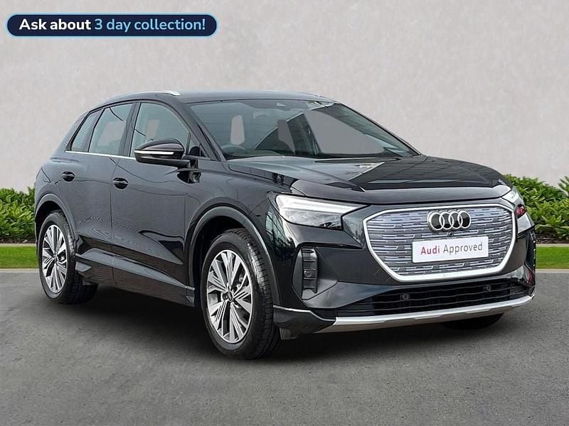 Black New 2025 Audi Q4 e-tron Sport SUV | £34,509 - Image 1/4