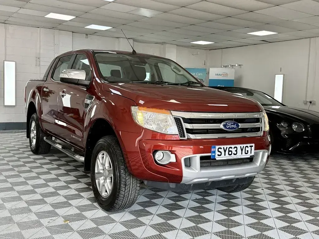 Used Ford Ranger Limited 2014 Red Pickup