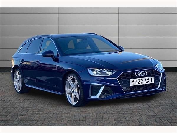 Blue Used 2022 Audi A4 S-Line Estate | £24,995 (Good price) - Image 1/4