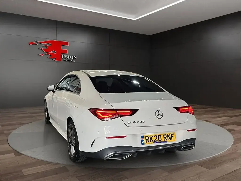 Used Mercedes CLA200 AMG line 2020 White Coupe