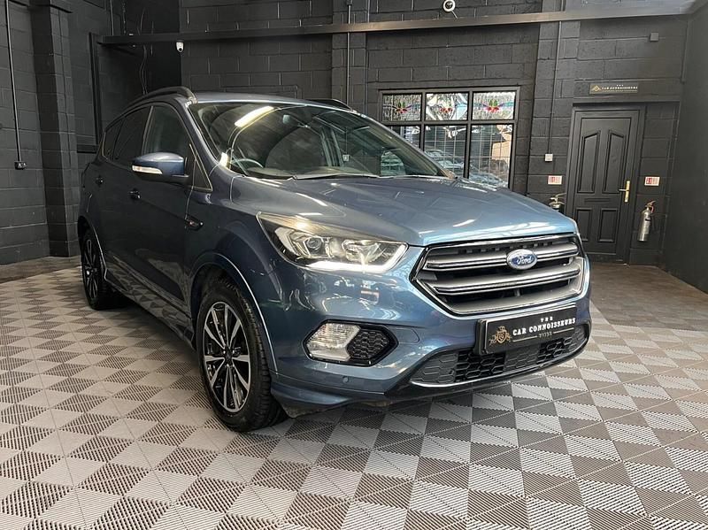 Blue Used 2019 Ford Kuga ST-Line SUV | £13,495 (Good price) - Image 1/3