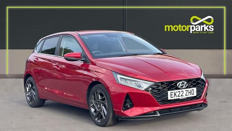 Red Used 2022 Hyundai i10 Premium Hatchback | £14,500 (Fair price) - Image 1/4