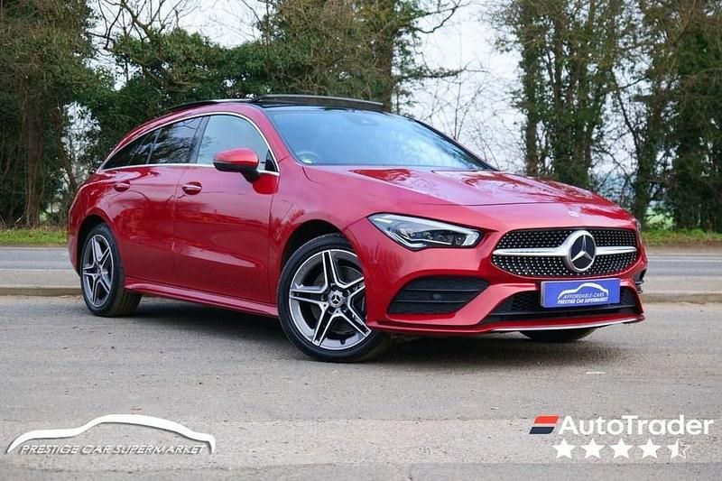 Used Mercedes CLA250e Shooting Brake AMG line 218 HP (160 kW) 2021 Red Estate