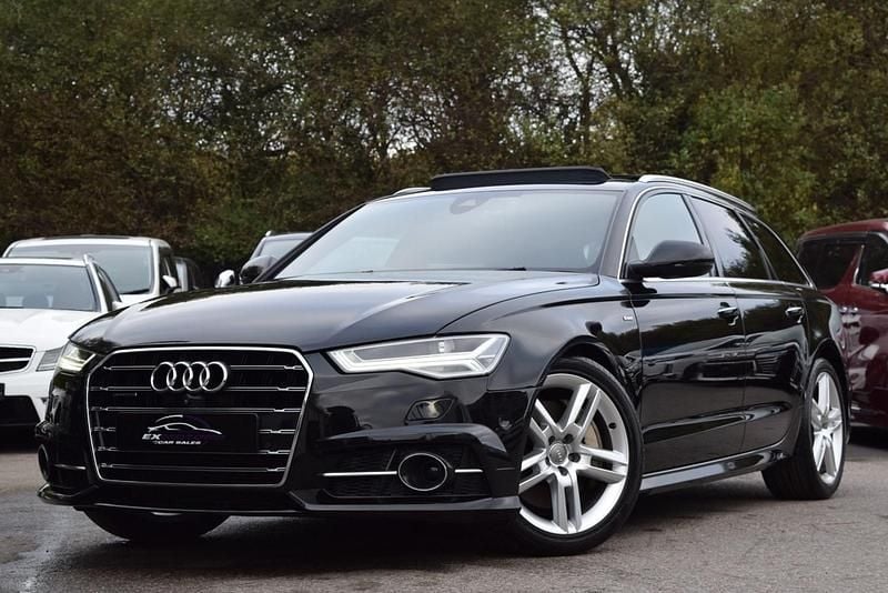 Metallic black Used 2018 Audi A6 S-Line Estate | £19,995 - Image 1/4