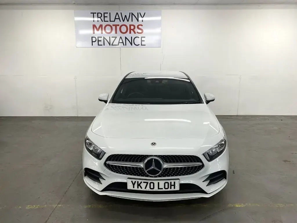 Used Mercedes A220 AMG line 190 HP (139 kW) 2020 White Hatchback