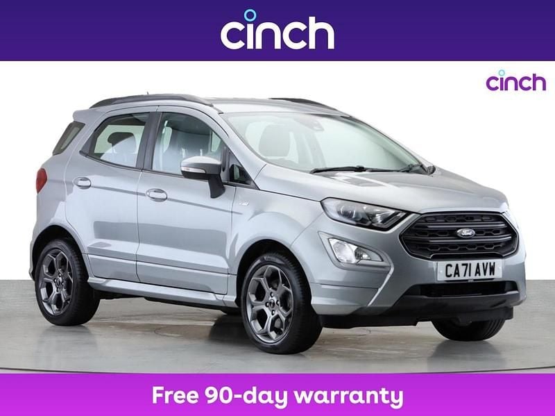 Silver Used 2022 Ford Ecosport ST-Line SUV | £11,299 (Good price) - Image 1/3