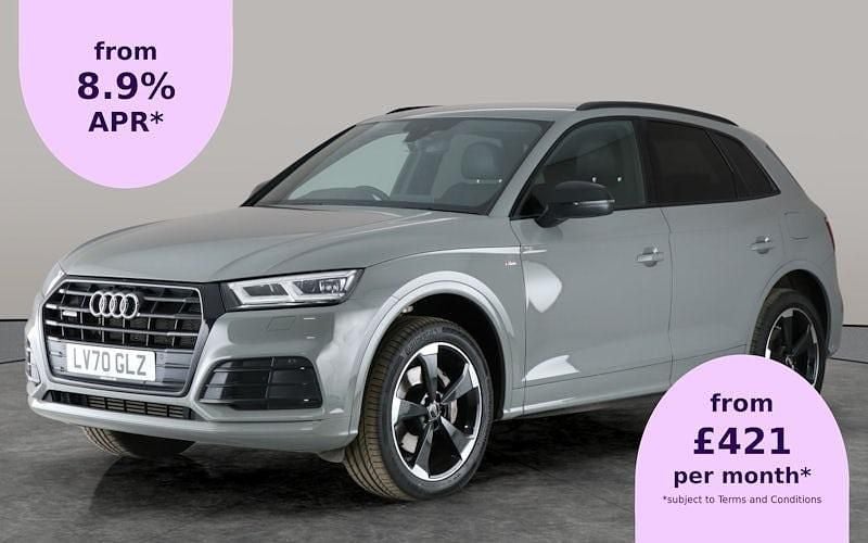 Grey Used 2020 Audi Q5 Black Edition SUV | £26,557 (Good price) - Image 1/2