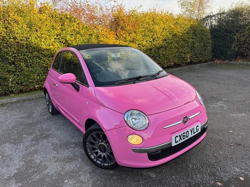 Pink Used 2010 Fiat 500C Pop Cabriolet | £3,495 (A bit pricey) - Image 1/3
