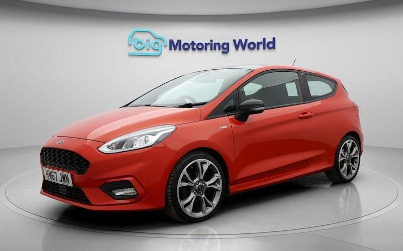 Used Ford Fiesta ST-Line 125 HP (91 kW) 2018 Red Hatchback