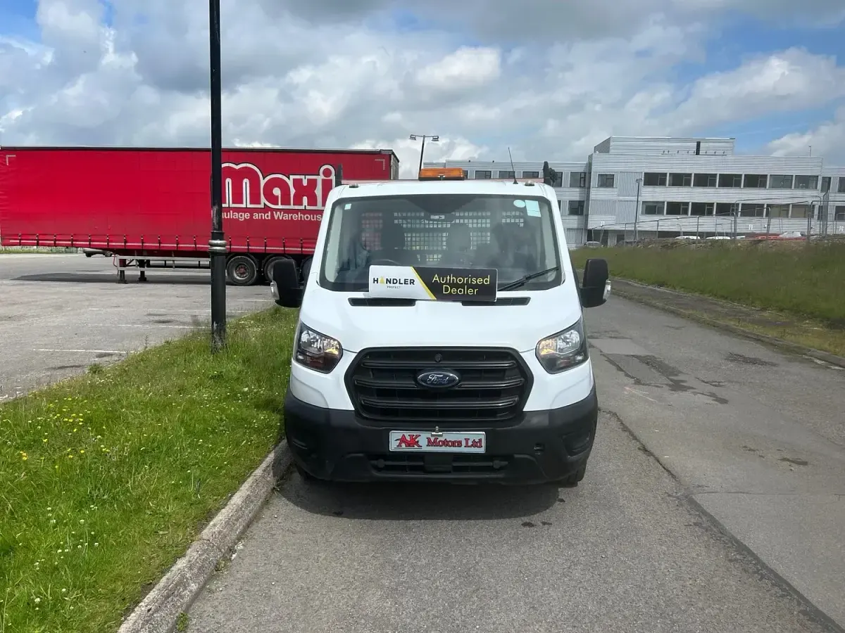 Used Ford Transit 130 HP (95 kW) 2020 White Cabriolet