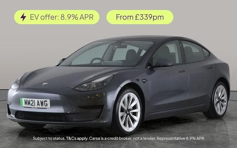 Grey Used 2021 Tesla Model 3 Standard Range Sedan | £18,658 (Good price) - Image 1/3